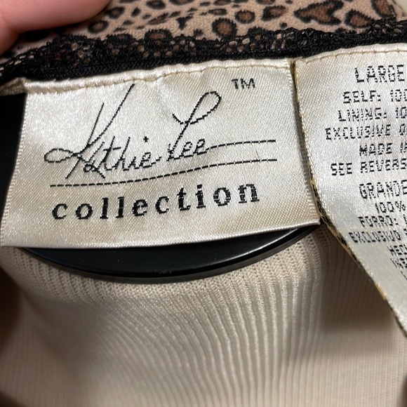 Vintage Leopard Print Top. Size Large 12/14 - Picture 3 of 4